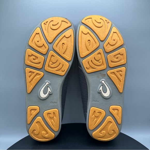 Olukai Nohea Mesh Slip-on Shoes Men Size 10 Dark Shadow - Picture 8 of 10